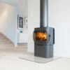 Jotul F 105 With Base -Heating Equipment Store 0 jotulf105bblack jotul f105 wood burning stove with base unit black v5000 1024 1024