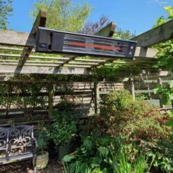 Ecostrad Apex Infrared Patio Heater - Black 1.8kw With Remote -Heating Equipment Store 20200731 152418