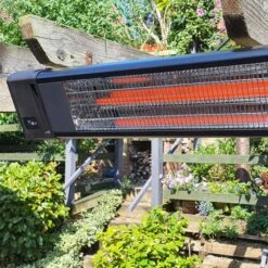 Ecostrad Apex Infrared Patio Heater - Black 1.8kw With Remote -Heating Equipment Store 20200731 152512