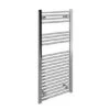 Ecostrad Fina-E Electric Towel Rail - Chrome 300w (500 X 1100mm) -Heating Equipment Store 5060235340338 kudox electric ladder towel rail straight d standard 500mm x 1100mm chrome 250 watts co 2 1 2