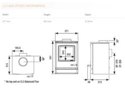 Gazco CL Gas Stoves – CL3, CL5 & CL8 -Heating Equipment Store CL3