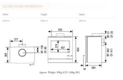 Gazco CL Gas Stoves – CL3, CL5 & CL8 -Heating Equipment Store CL8