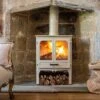 Charnwood All New Island II BLU – Low Leg Version -Heating Equipment Store Charnwood Island 2 Wood Burning Stove Charnwood Stoves 6 2000x 1024x683 1