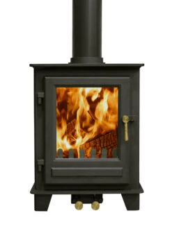 Clock Blithfield Compact 5 Multi-Fuel -Heating Equipment Store Compact 5 black brass