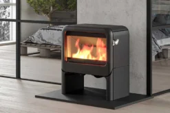 Dovre Rock 500 With Tablet Stand -Heating Equipment Store DOVRE Rock 500 Wood Burning Stove Dovre Stoves 5 2000x 1024x683 1