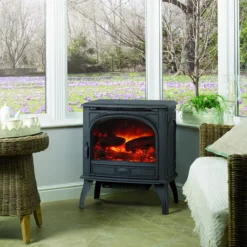 Dovre Electric Dovre 425 Matt Black Mk2 LED