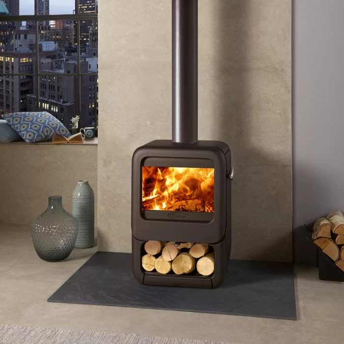 Dovre Rock 350 With Wood Box 3 Dovre Rock 350 With Wood Box