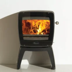 Dovre Vintage 35 With Legs Matt Black