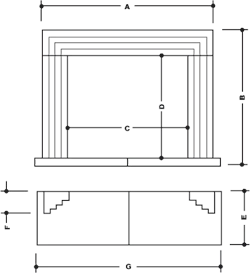 Wessex Helmsley Fireplace Surround 4 Wessex Helmsley Fireplace Surround - Image 2
