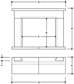 Wessex Stone Hereford Fireplace Surround 5 Wessex Stone Hereford Fireplace Surround -Heating Equipment Store Hereford tech
