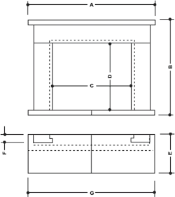 Wessex Stone Hereford Fireplace Surround 4 Wessex Stone Hereford Fireplace Surround - Image 2
