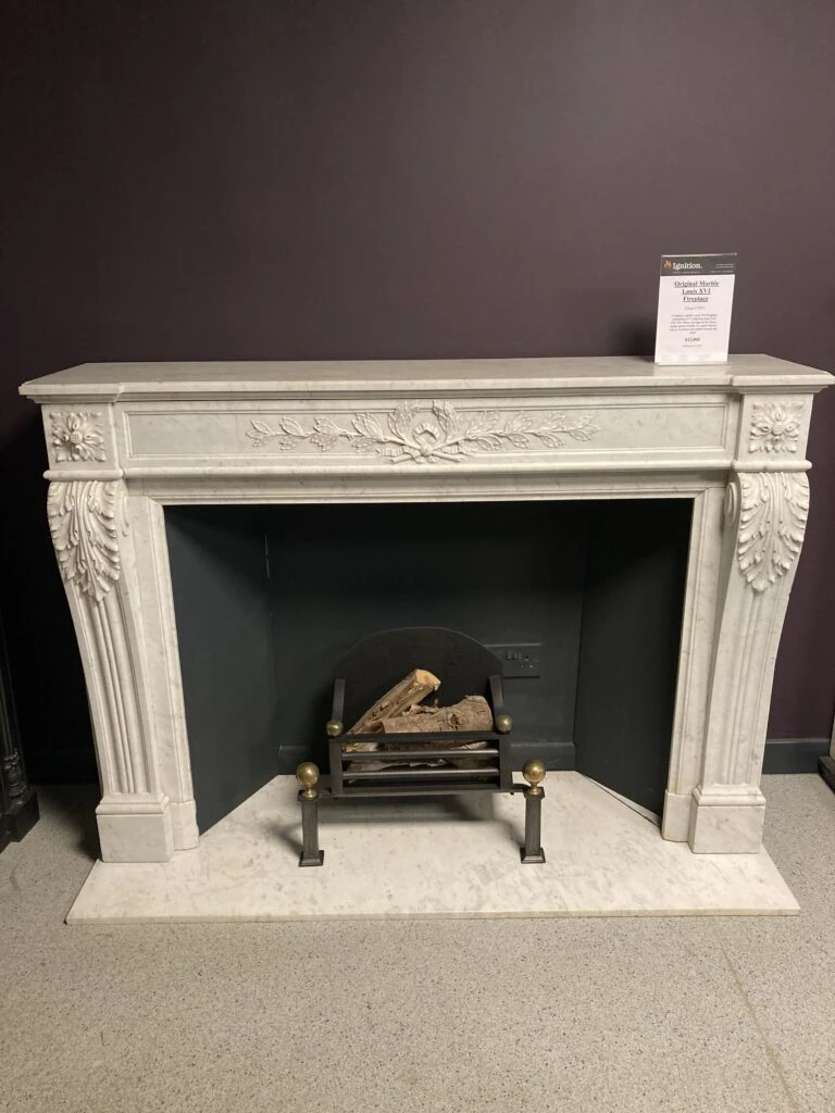 Original Marble Louis XVI Surround 3 Original Marble Louis XVI Surround