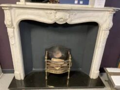 Marble Louis XV Chimneypiece -Heating Equipment Store IMG 0068 1024x768 1