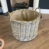 Wicker Log Store Basket Circular -Heating Equipment Store IMG 0220 768x1024 1