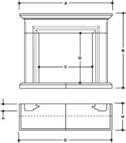 Wessex Stone Islay Fireplace Surround 5 Wessex Stone Islay Fireplace Surround -Heating Equipment Store Islay Tech