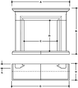 Wessex Stone Islay Fireplace Surround 4 Wessex Stone Islay Fireplace Surround - Image 2