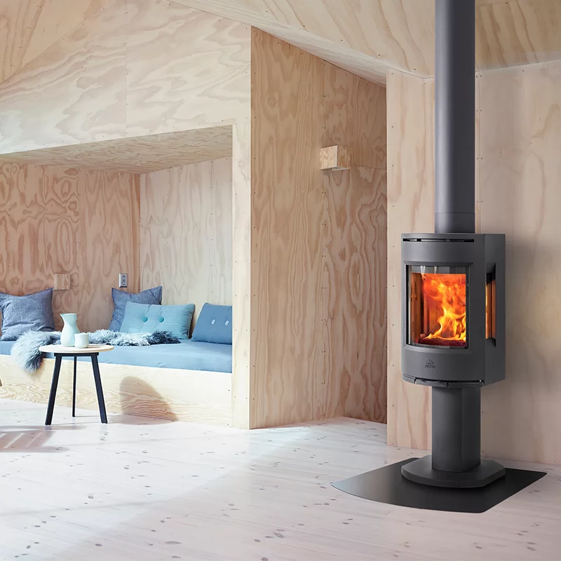 Jotul F137 Pedestal With Side Glass 4 Jotul F137 Pedestal With Side Glass - Image 2