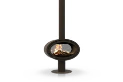Dik Geurts Oval Tunnel Base Wood Fire