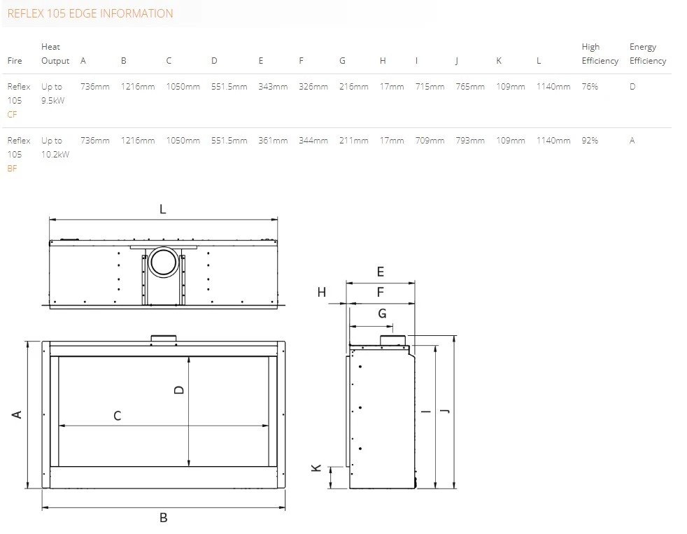 Gazco Reflex 105 Gas Fires 7 Gazco Reflex 105 Gas Fires - Image 5