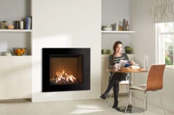 Gazco Reflex 75T Gas Fires -Heating Equipment Store Reflex 75T Icon XS with Brick effect lining LI