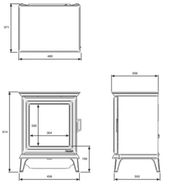Gazco Electric Sheraton 5 -Heating Equipment Store Sheraton 5