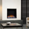 Gazco EReflex 55RW Inset Electric Fire 1 Gazco EReflex 55RW Inset Electric Fire -Heating Equipment Store Skope 55R Inset with Log Pebble fuel effects 2 mi