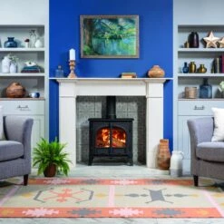 Stovax Stockton 8 Two Door WB & MF -Heating Equipment Store Stovax Stockton 8 Double Door Woodburning