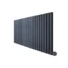 Ecostrad Adesso IQ WiFi Designer Electric Radiator - Black 1200w (1190 X 600mm) -Heating Equipment Store ad hb12 cut out 1