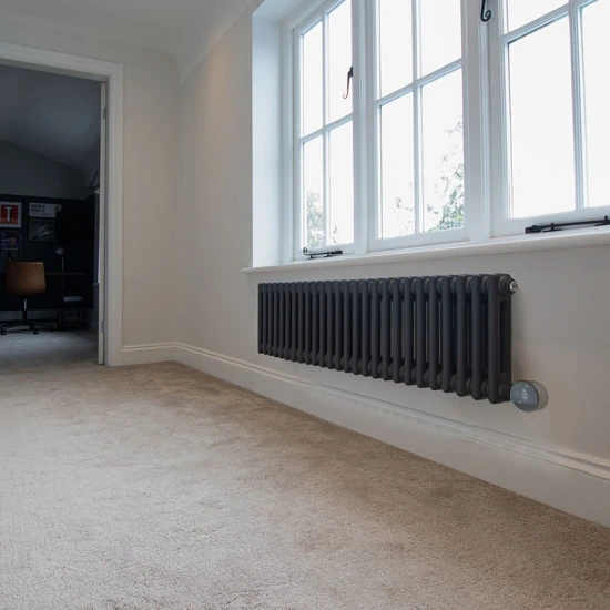 Ecostrad Allerton IQ WiFi Low Double Column Electric Radiator - Anthracite 1000w (1190 X 300mm) 7 Ecostrad Allerton IQ WiFi Low Double Column Electric Radiator - Anthracite 1000w (1190 X 300mm) - Image 5