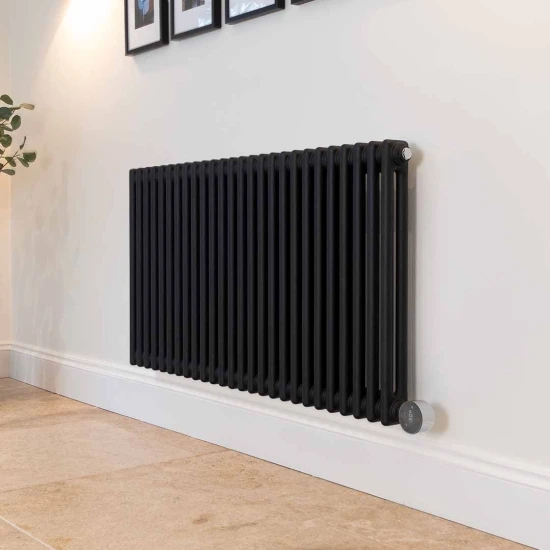 Ecostrad Allerton IQ WiFi Horizontal Double Column Electric Radiator - Anthracite 600w (605 X 600mm) 4 Ecostrad Allerton IQ WiFi Horizontal Double Column Electric Radiator - Anthracite 600w (605 X 600mm) - Image 2