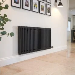 Ecostrad Allerton IQ WiFi Horizontal Double Column Electric Radiator - Anthracite 600w (605 X 600mm) 9 Ecostrad Allerton IQ WiFi Horizontal Double Column Electric Radiator - Anthracite 600w (605 X 600mm) -Heating Equipment Store allerton iq double h a 1190x600 03 1