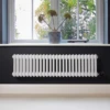 Ecostrad Allerton IQ WiFi Low Triple Column Electric Radiator - White