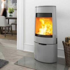 Dovre Bold 400 On Storage Base -Heating Equipment Store bold 400 in grey enamel2