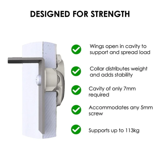 Bullfix Universal Plasterboard Fixings - Pro Pack (24) 6 Bullfix Universal Plasterboard Fixings - Pro Pack (24) - Image 4
