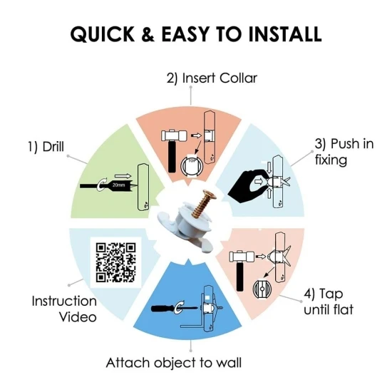 Bullfix Universal Plasterboard Fixings - Pro Pack (24) 7 Bullfix Universal Plasterboard Fixings - Pro Pack (24) - Image 5
