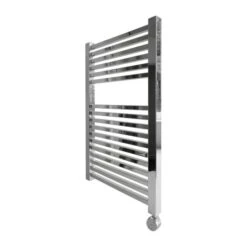 Ecostrad Cube Bluetooth Electric Towel Rail - Chrome -Heating Equipment Store cube bluetooth chrome 500x800