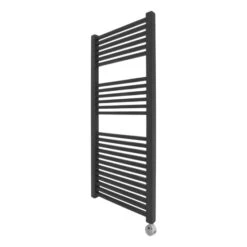 Ecostrad Cube Thermostatic Electric Towel Rail - Anthracite -Heating Equipment Store cube thermostatic anthracite 500x1200
