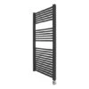 Ecostrad Cube Thermostatic Electric Towel Rail - Anthracite 600w (500 X 1200mm) -Heating Equipment Store cube thermostatic anthracite 500x1200 1