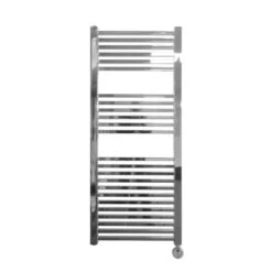 Ecostrad Cube Thermostatic Towel Rail – Chrome 600w (500 X 1200mm) -Heating Equipment Store cube thermostatic chrome front 500x1200 1