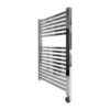 Ecostrad Cube IQ WiFi Electric Towel Rail - Chrome 400w (500 X 800mm) 2 Ecostrad Cube IQ WiFi Electric Towel Rail - Chrome 400w (500 X 800mm) -Heating Equipment Store cube wifi chrome 500x800 cutout 2