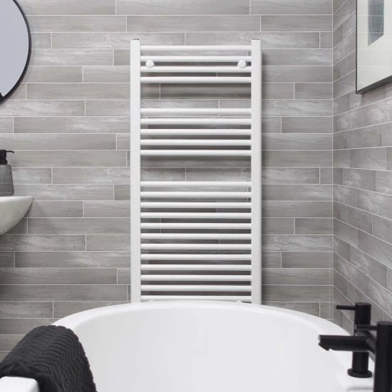 Ecostrad Fina-E Electric Towel Rail - White 300w (500 X 1100mm) 4 Ecostrad Fina-E Electric Towel Rail - White 300w (500 X 1100mm) - Image 2