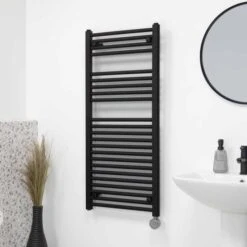 Ecostrad Fina-E Bluetooth Electric Towel Rail - Black 400w (500 X 1200mm) 9 Ecostrad Fina-E Bluetooth Electric Towel Rail - Black 400w (500 X 1200mm) -Heating Equipment Store fina b bluetooth 02 3