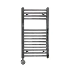 Ecostrad Fina-E Bluetooth Electric Towel Rail - Chrome 200w (400 X 700mm) -Heating Equipment Store fina e 700x400 terma face 1