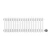 Ecostrad Allerton IQ WiFi Low Triple Column Electric Radiator - White 1000w (830 X 300mm) 2 Ecostrad Allerton IQ WiFi Low Triple Column Electric Radiator - White 1000w (830 X 300mm) -Heating Equipment Store horizontal anth 300x830
