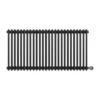 Ecostrad Allerton IQ WiFi Horizontal Double Column Electric Radiator - Anthracite 1500w (1190 X 600mm) -Heating Equipment Store horizontal anth 600x1190