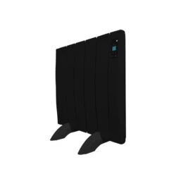 Haverland Wi5 SmartWave Self-Programming Electric Radiator - Anthracite 800W -Heating Equipment Store img range2of2.2f black 1