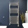 Ecostrad Fina-E IQ WiFi Electric Towel Rail - Chrome -Heating Equipment Store iq