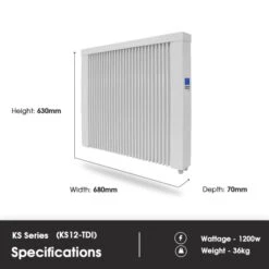 Technotherm KS TDI High Heat Retention Radiator - 1200w -Heating Equipment Store ks12 tdi dimensions