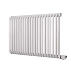 Terma Delfin E Designer Electric Radiator - White 800w (820 X 440mm)