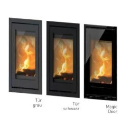 Lotus Beto 700+ -Heating Equipment Store lotus beto 700 kaminofen magic tuer topplatte grau rauchabgang hinten 13327 m 4